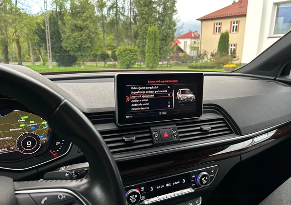 Audi Q5 cena 132800 przebieg: 98787, rok produkcji 2019 z Miłosław małe 436